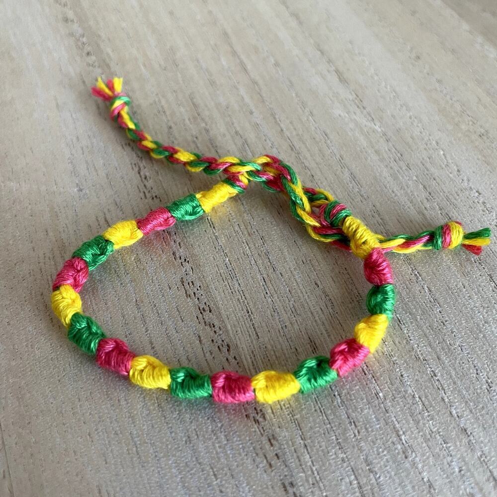 Oaklynn Bracelet, anklet, trendy, comfortable, tie, embroidery thread, woven, gi